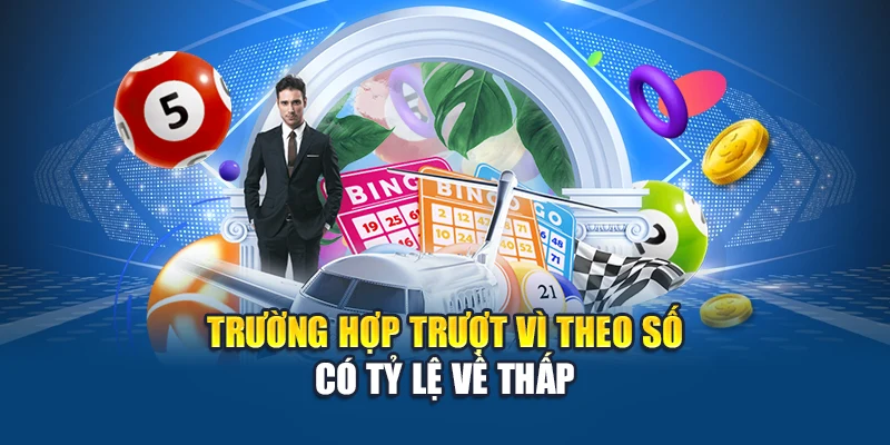 Trường hợp trượt vì theo số có tỷ lệ về thấp